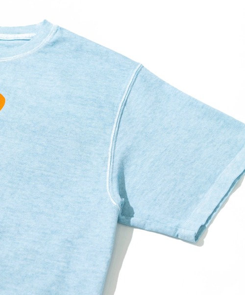 Good On（グッドオン）の「Good On/グッドオン　GOOD VINYL S/S TEE（Tシャツ/カットソー・メンズ・ライトブルー/ナチュラル・LARGE/X-LARGE/MEDIUM）」の5枚目の写真
