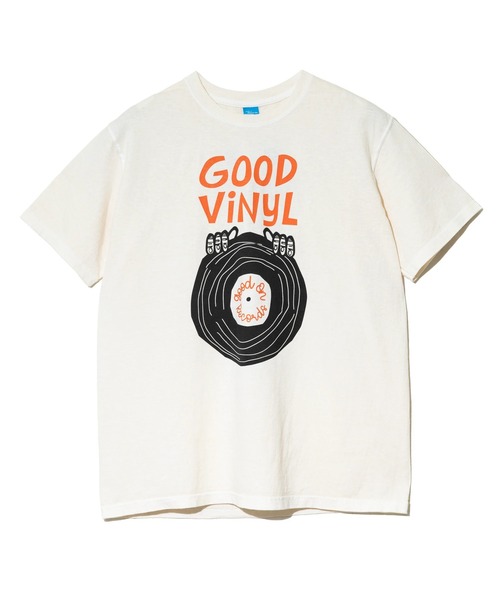 Good On（グッドオン）の「Good On/グッドオン　GOOD VINYL S/S TEE（Tシャツ/カットソー・メンズ・ライトブルー/ナチュラル・LARGE/X-LARGE/MEDIUM）」の10枚目の写真