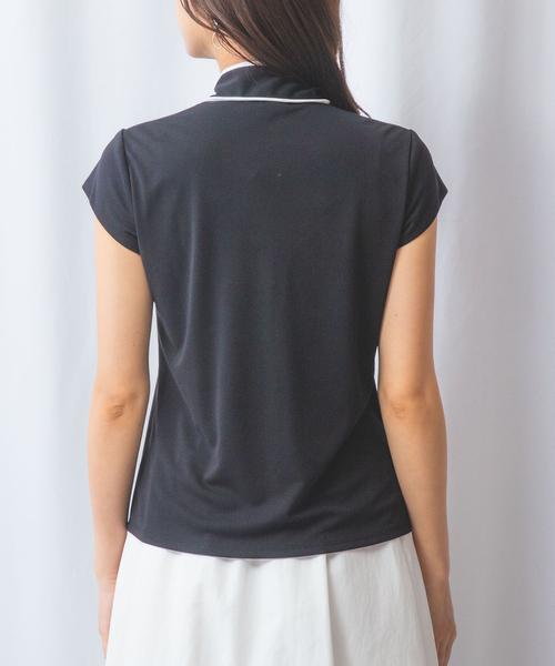 NARACAMICIE(ナラカミーチェ)の「【NARACAMICIE】強撚スムースボウタイカットソー(Tシャツ/カットソー・レディース・ホワイト/ブルー・M/XL/L)」の18枚目の写真