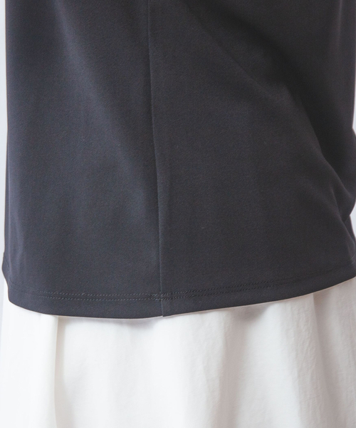 NARACAMICIE(ナラカミーチェ)の「【NARACAMICIE】強撚スムースボウタイカットソー(Tシャツ/カットソー・レディース・ホワイト/ブルー・M/XL/L)」の14枚目の写真