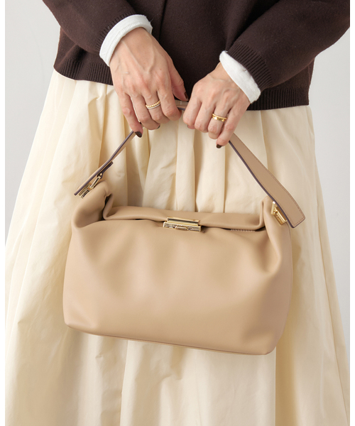 IENA（イエナ）の「PUNTI./プンティ GRAFT BOX ハンドバッグ（ハンドバッグ・レディース・ブラック/ブラウン/ベージュ・FREE）」の14枚目の写真