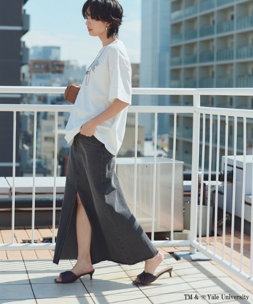 RASW(ラス)の「別注YALEロゴオーバーTシャツ(Tシャツ/カットソー・レディース・オフホワイト・L/M)」の11枚目の写真