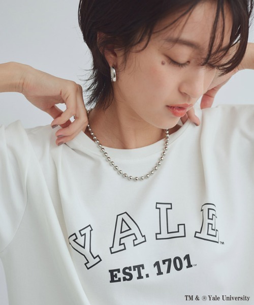 RASW(ラス)の「別注YALEロゴオーバーTシャツ(Tシャツ/カットソー・レディース・オフホワイト・L/M)」の15枚目の写真