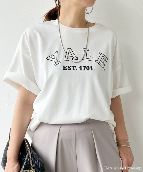 RASW(ラス)の「別注YALEロゴオーバーTシャツ(Tシャツ/カットソー・レディース・オフホワイト・L/M)」の18枚目の写真