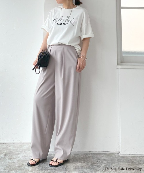 RASW(ラス)の「別注YALEロゴオーバーTシャツ(Tシャツ/カットソー・レディース・オフホワイト・L/M)」の19枚目の写真
