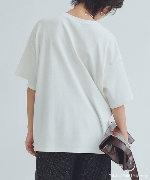 RASW(ラス)の「別注YALEロゴオーバーTシャツ(Tシャツ/カットソー・レディース・オフホワイト・L/M)」の5枚目の写真