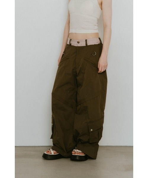あ*き様 クヌースマーフ♡docking nylon pants khaki X あ*き様 クヌースマーフ♡docking nylon pants khaki X docking