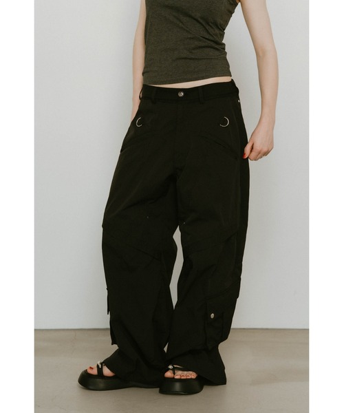 Knuth Marf(クヌースマーフ)の「docking nylon pants(unisex)(カーゴパンツ・レディース・アイボリー/ブラック/カーキ・X-SMALL/SMALL/MEDIUM/LARGE)」の15枚目の写真