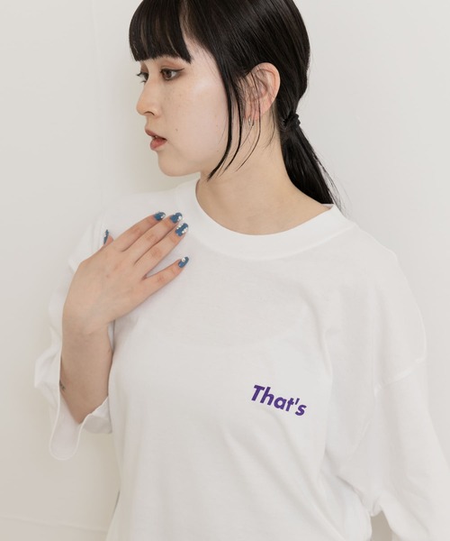 THE GOODLAND MARKET（ザグッドランドマーケット）の「『別注』That’s×TGM　the Dress（チュニック・レディース・ホワイト・FREE）」の3枚目の写真