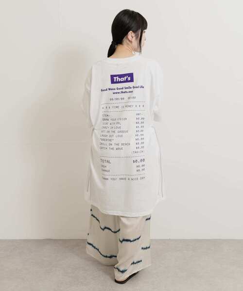 THE GOODLAND MARKET（ザグッドランドマーケット）の「『別注』That’s×TGM　the Dress（チュニック・レディース・ホワイト・FREE）」の6枚目の写真