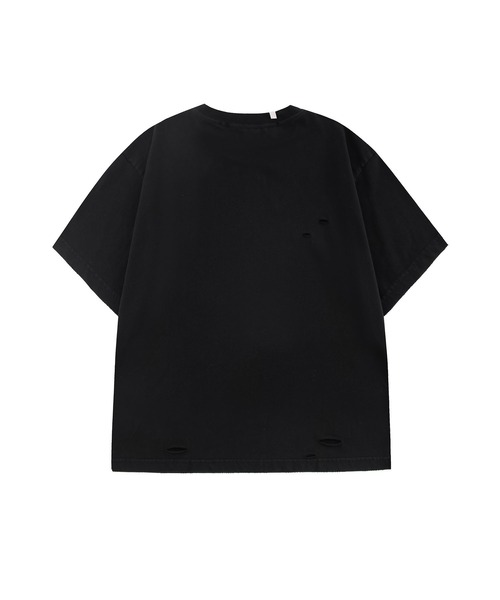 SUPPLIER（サプライヤー）の「ティーシャツ｜Disstressed Pierce Tee｜SUPPLIER（Tシャツ/カットソー・メンズ・ベージュ/ブラック・L/S/M/XL/XXL）」の12枚目の写真