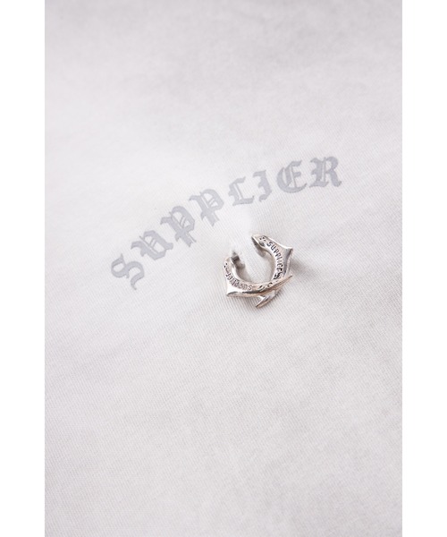 SUPPLIER（サプライヤー）の「ティーシャツ｜Disstressed Pierce Tee｜SUPPLIER（Tシャツ/カットソー・メンズ・ベージュ/ブラック・L/S/M/XL/XXL）」の10枚目の写真