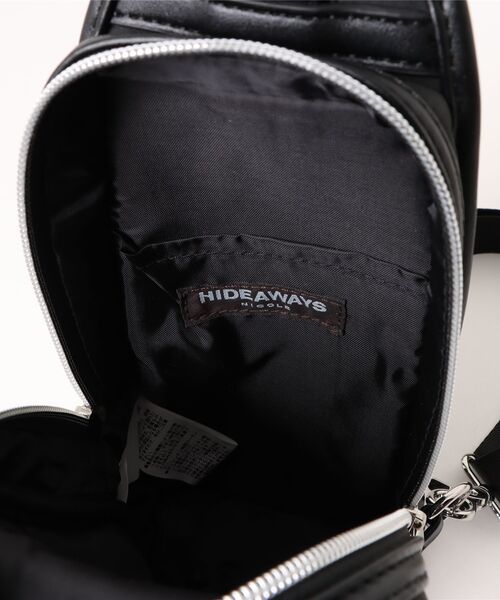 HIDEAWAYS NICOLE（ハイダウェイニコル）の「ミニボディバッグ（ボディバッグ/ウエストポーチ・メンズ・ブラック/ベージュ/ネイビー・FREE）」の5枚目の写真