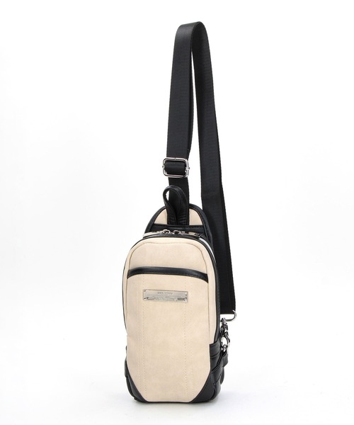 HIDEAWAYS NICOLE（ハイダウェイニコル）の「ミニボディバッグ（ボディバッグ/ウエストポーチ・メンズ・ブラック/ベージュ/ネイビー・FREE）」の8枚目の写真