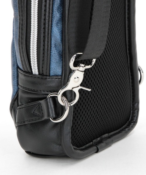 HIDEAWAYS NICOLE（ハイダウェイニコル）の「ミニボディバッグ（ボディバッグ/ウエストポーチ・メンズ・ブラック/ベージュ/ネイビー・FREE）」の19枚目の写真