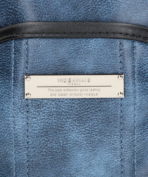 HIDEAWAYS NICOLE（ハイダウェイニコル）の「ミニボディバッグ（ボディバッグ/ウエストポーチ・メンズ・ブラック/ベージュ/ネイビー・FREE）」の7枚目の写真