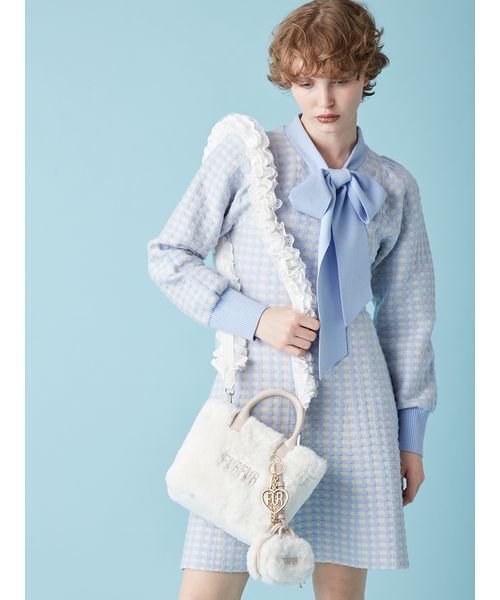 FURFUR（ファーファー）の「ハートロゴバッグチャーム（チャーム・レディース・ゴールド/シルバー・F）」の9枚目の写真