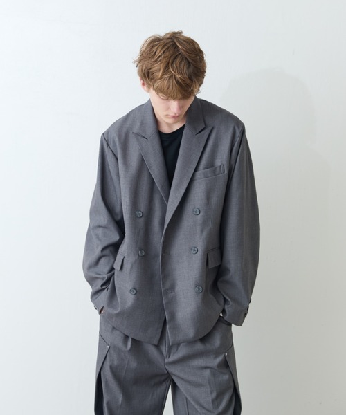 Lui'sショートダブルジャケット Lui's ダブルジップショートジャケット