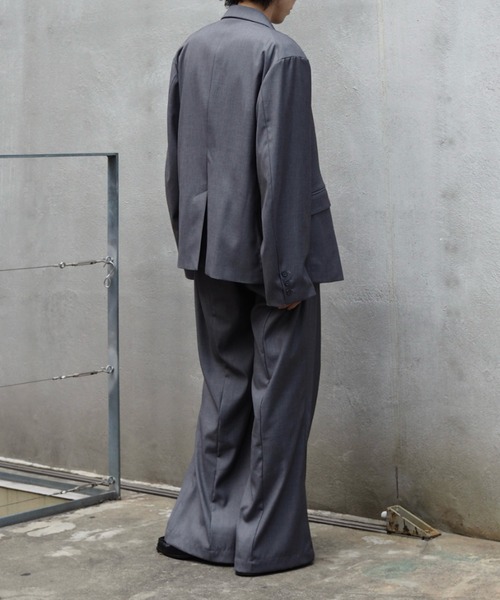 Neucon/ニューコン】ボックスワイドショートダブルジャケット