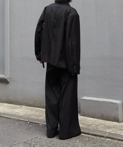 Neucon/ニューコン】ボックスワイドショートダブルジャケット