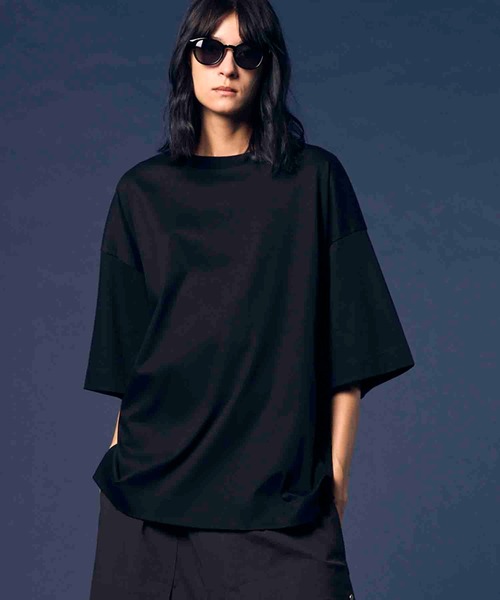 UNISEX》Extremely Cool Smooth Prime-Over Crew Neck T-Shirt/超冷感