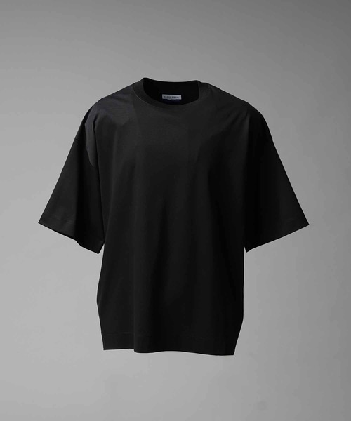 MAISON SPECIAL(メゾンスペシャル)の「《UNISEX》Extremely Cool Smooth Prime-Over Crew Neck T-Shirt/超冷感スムースプライムオーバークルーネックTシャツ【MAISON SPECIAL/メゾンスペシャル】(Tシャツ/カットソー・メンズ・ホワイト/ブラック・0/1/2)」の11枚目の写真