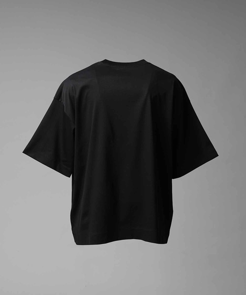 MAISON SPECIAL(メゾンスペシャル)の「《UNISEX》Extremely Cool Smooth Prime-Over Crew Neck T-Shirt/超冷感スムースプライムオーバークルーネックTシャツ【MAISON SPECIAL/メゾンスペシャル】(Tシャツ/カットソー・メンズ・ホワイト/ブラック・0/1/2)」の13枚目の写真
