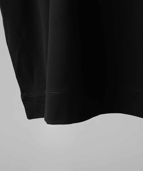 MAISON SPECIAL(メゾンスペシャル)の「《UNISEX》Extremely Cool Smooth Prime-Over Crew Neck T-Shirt/超冷感スムースプライムオーバークルーネックTシャツ【MAISON SPECIAL/メゾンスペシャル】(Tシャツ/カットソー・メンズ・ホワイト/ブラック・0/1/2)」の4枚目の写真