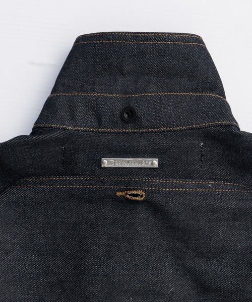 PRANK PROJECT(プランクプロジェクト)の「スカーフシェイプデニムジャケット / Scarf-Shaped Denim Jacket(デニムジャケット・レディース・ブルー/ネイビー・FREE)」の8枚目の写真