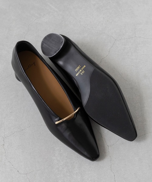 セール】【 極やわ 】ゴールドバー 3cmヒール パンプス（パンプス