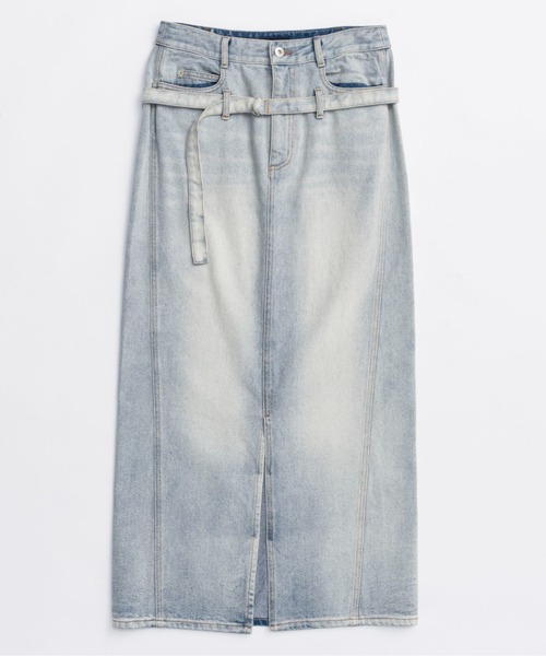2way High Waist Denim Skirt/2WAYハイウエストデニムスカート【MAISON