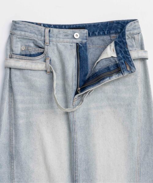 MAISON SPECIAL（メゾンスペシャル）の「2way High Waist Denim Skirt/2WAYハイウエストデニムスカート（デニムスカート・レディース・ブラウン/ブルー/ブラック・36/38）」の20枚目の写真