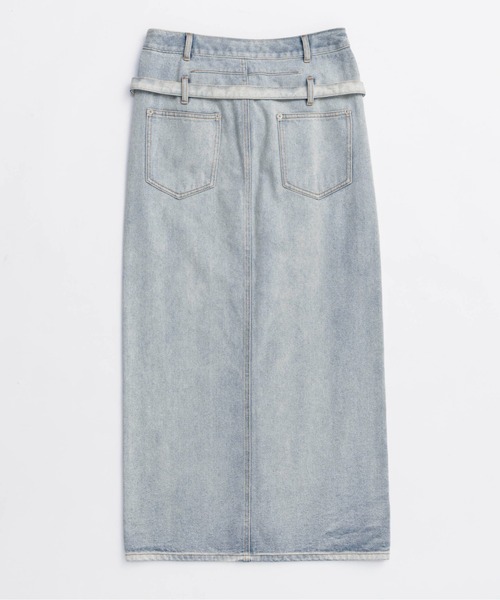 MAISON SPECIAL（メゾンスペシャル）の「2way High Waist Denim Skirt/2WAYハイウエストデニムスカート（デニムスカート・レディース・ブラウン/ブルー/ブラック・36/38）」の22枚目の写真