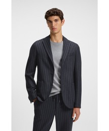 BOSS（ボス）の「スリムフィットブレザー ストライプ ストレッチフランネル（テーラードジャケット）」