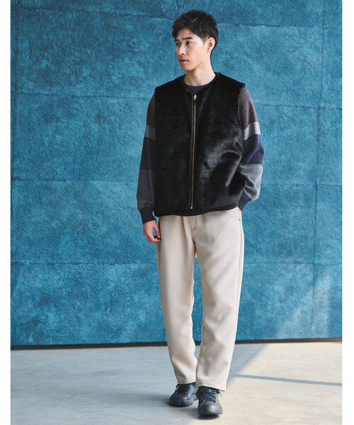 Lee（リー）の「【別注】＜Lee＞FLeeasy Narrow ポリエステル イージーパンツ（その他パンツ・メンズ・ブラック/ナチュラル/ダークグレー/モカ・FREE）」の16枚目の写真