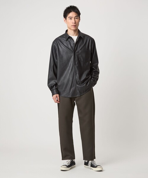 Lee（リー）の「【別注】＜Lee＞FLeeasy Narrow ポリエステル イージーパンツ（その他パンツ・メンズ・ブラック/ナチュラル/ダークグレー/モカ・FREE）」の21枚目の写真