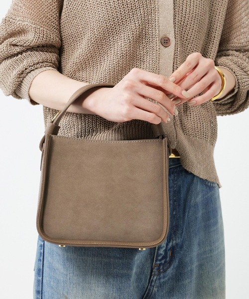 BABYLONE（バビロン）の「【ANTONELLO MASI】＜別注＞ワンハンドルBAG（ハンドバッグ・レディース・ボルドー/ベージュ・フリー）」の7枚目の写真