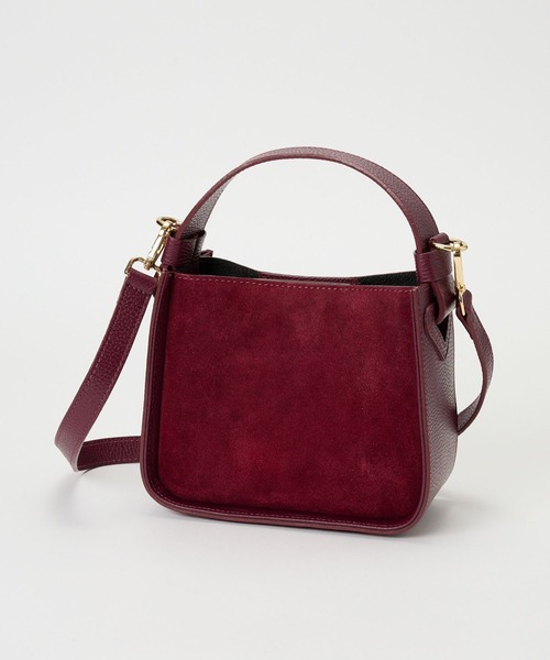 BABYLONE（バビロン）の「【ANTONELLO MASI】＜別注＞ワンハンドルBAG（ハンドバッグ・レディース・ボルドー/ベージュ・フリー）」の13枚目の写真