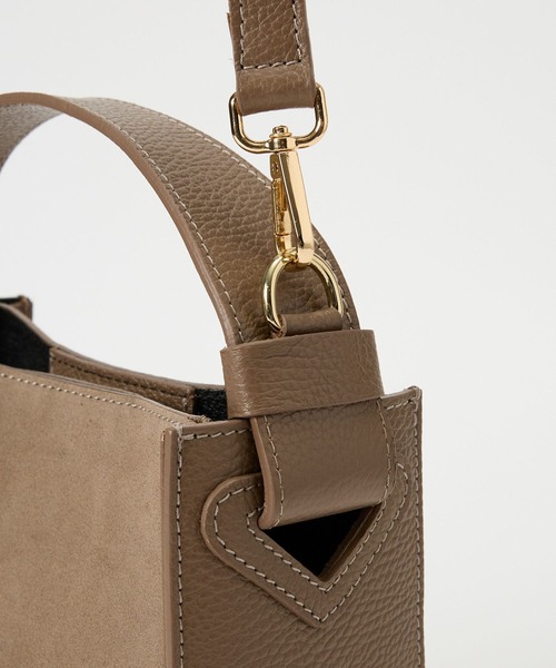 BABYLONE（バビロン）の「【ANTONELLO MASI】＜別注＞ワンハンドルBAG（ハンドバッグ・レディース・ボルドー/ベージュ・フリー）」の18枚目の写真