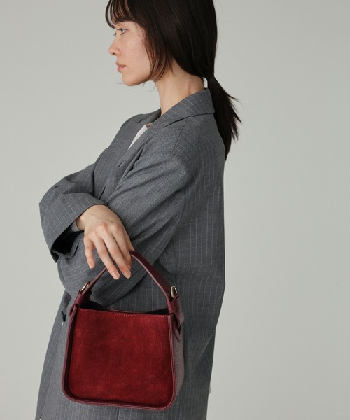 BABYLONE（バビロン）の「【ANTONELLO MASI】＜別注＞ワンハンドルBAG（ハンドバッグ・レディース・ボルドー/ベージュ・フリー）」の3枚目の写真