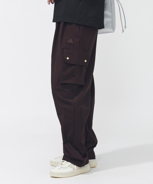 adidas（アディダス）の「アディダス adidas ラックスフロー オールデイズ ルーズフィット ストレッチ ウーブン カーゴパンツ（カーゴパンツ・レディース・ブラウン/グリーン/ブラック・S/M/L/XL）」の16枚目の写真