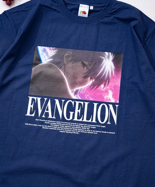 FRUIT OF THE LOOM(フルーツオブザルーム)の「【FRUIT OF THE LOOM】FTL×EVAムービーグラフィックTシャツ / ブラック / グレー / ネイビー(Tシャツ/カットソー・メンズ・ネイビー/グレー/ブラック・XL/M/S/L)」の15枚目の写真
