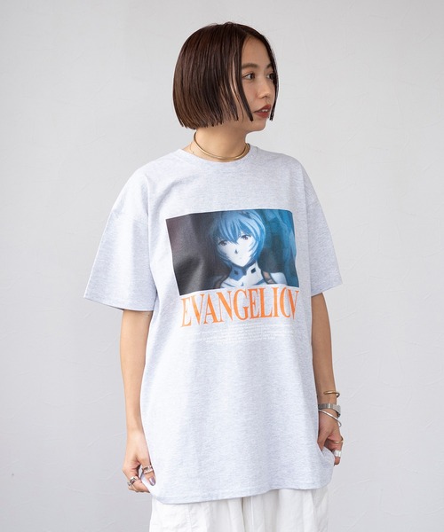 FRUIT OF THE LOOM(フルーツオブザルーム)の「【FRUIT OF THE LOOM】FTL×EVAムービーグラフィックTシャツ / ブラック / グレー / ネイビー(Tシャツ/カットソー・メンズ・ネイビー/グレー/ブラック・XL/M/S/L)」の20枚目の写真