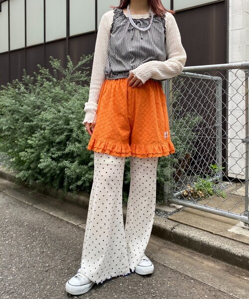 セール】【HELLO.SANFRANCISCO/ハローサンフランシスコ】レースフリル