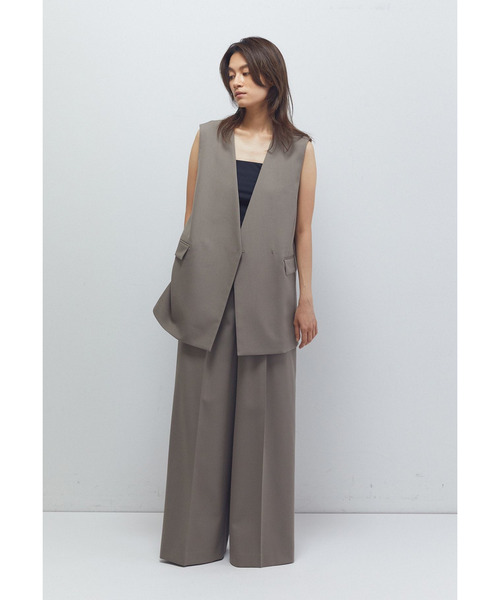 1er Arrondissement（プルミエアロンディスモン）の「TWドスキンノーカラージレ（その他アウター・レディース・ブラック系その他3/モカ・36/38）」の12枚目の写真