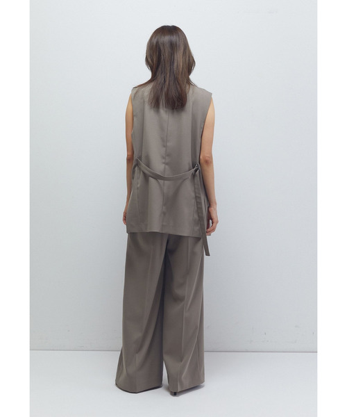 1er Arrondissement（プルミエアロンディスモン）の「TWドスキンノーカラージレ（その他アウター・レディース・ブラック系その他3/モカ・36/38）」の13枚目の写真