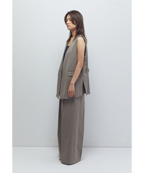 1er Arrondissement（プルミエアロンディスモン）の「TWドスキンノーカラージレ（その他アウター・レディース・ブラック系その他3/モカ・36/38）」の14枚目の写真