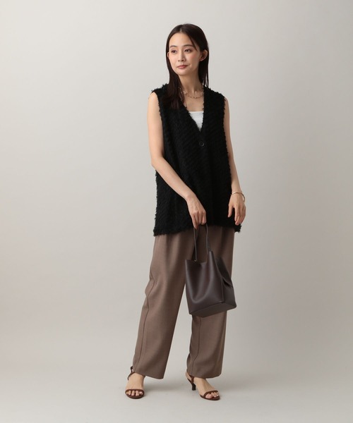 GLOBAL WORK（グローバルワーク）の「MATINEE LINE/フリンジベスト/583801（ベスト・レディース・ブラウン/ブラック・MEDIUM/LARGE）」の4枚目の写真