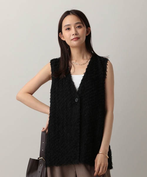 【美品】DECEMBERAY グラフィックプリント ベスト AIC. OFFICIAL | . 《1/13 12:00〜販売開始》 ミックスニット