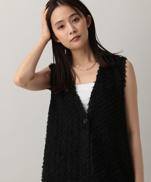 GLOBAL WORK（グローバルワーク）の「MATINEE LINE/フリンジベスト/583801（ベスト・レディース・ブラウン/ブラック・MEDIUM/LARGE）」の9枚目の写真